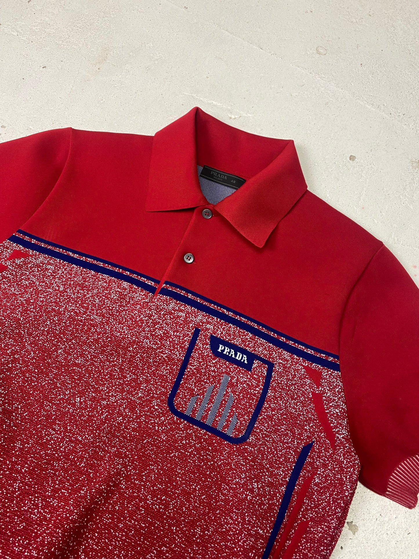 SS 19 Prada Neoprene Polo