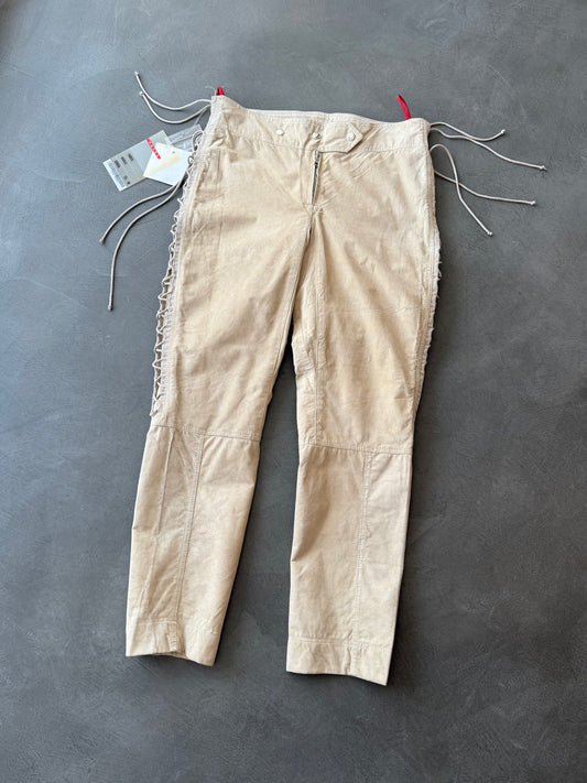 Prada Sport Suede Laced Trousers