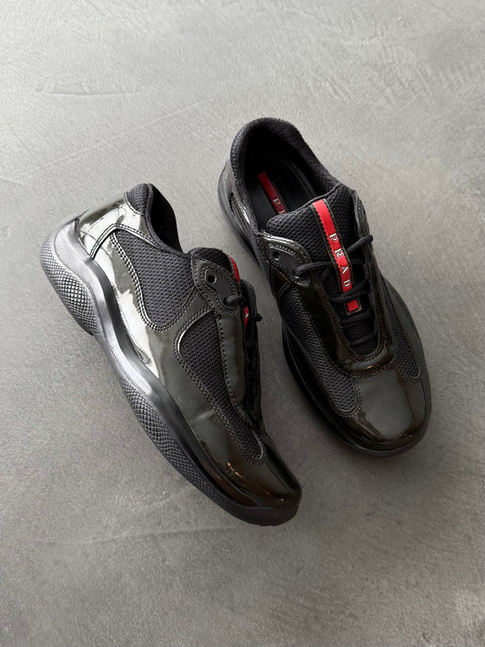 Prada Americas Cup Patent Trainers