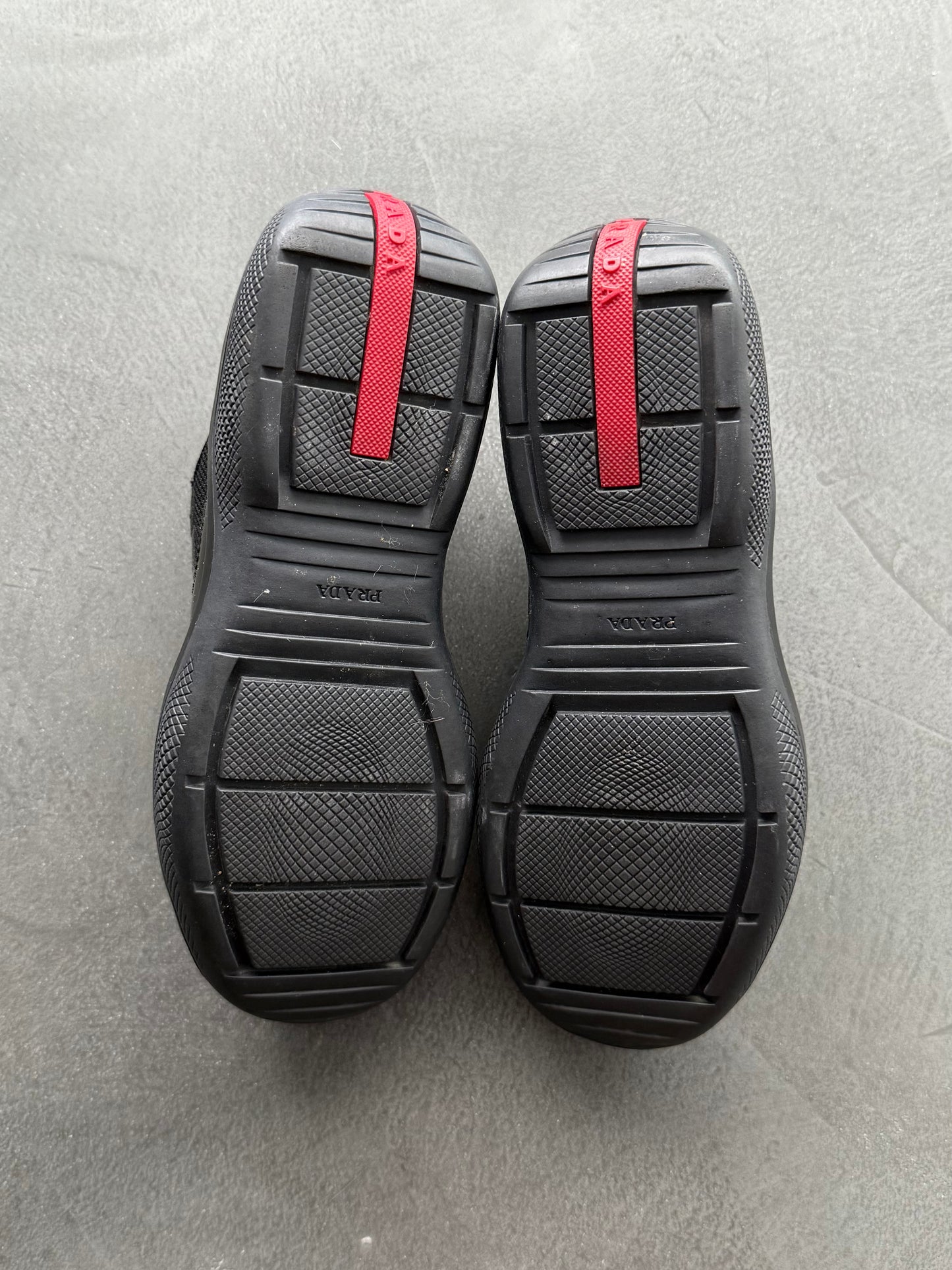 Prada Americas Cup Patent Trainers