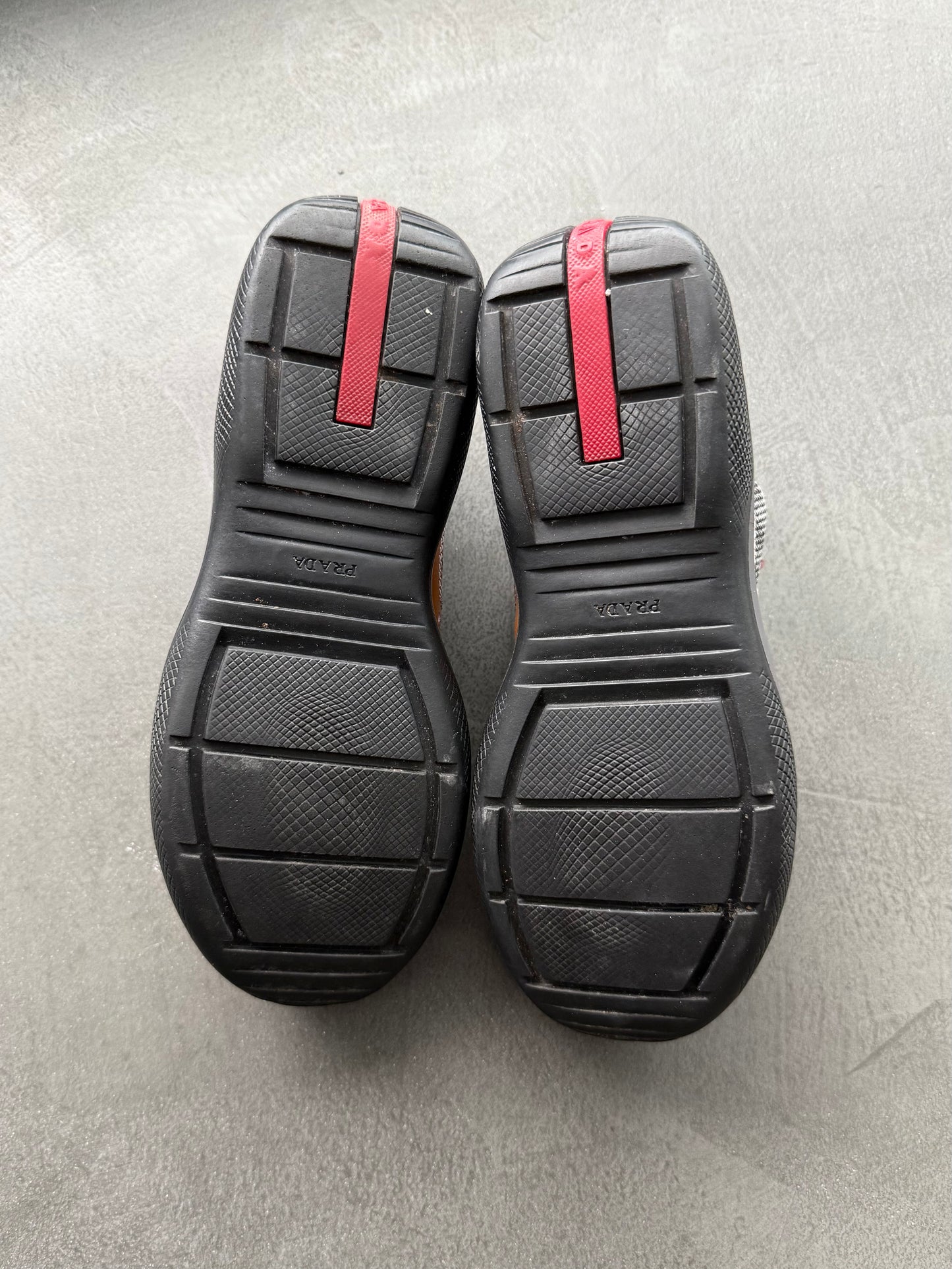 Prada Americas Cup Patent Trainers