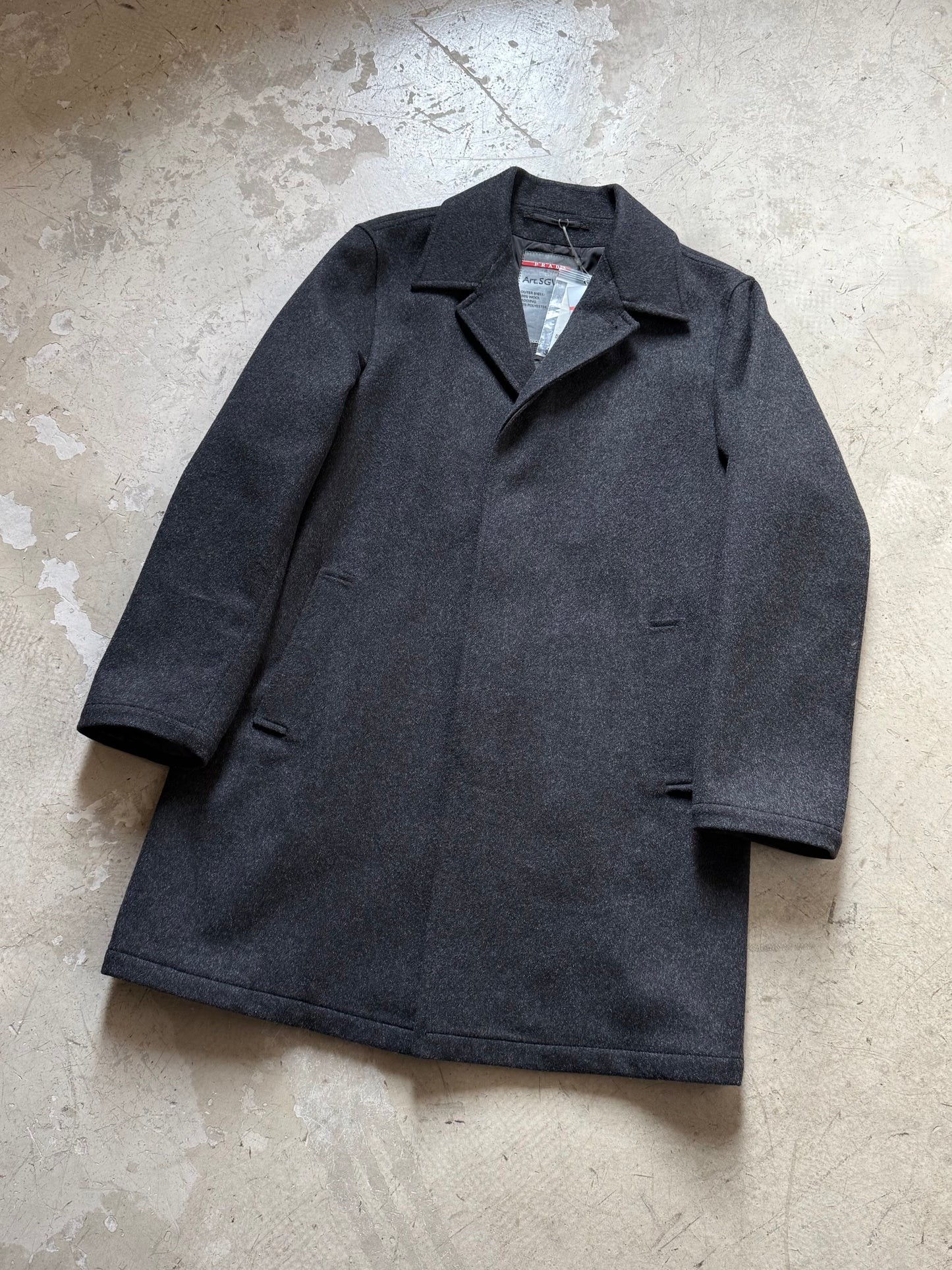 2006 Prada Linea Rossa Wool Coat