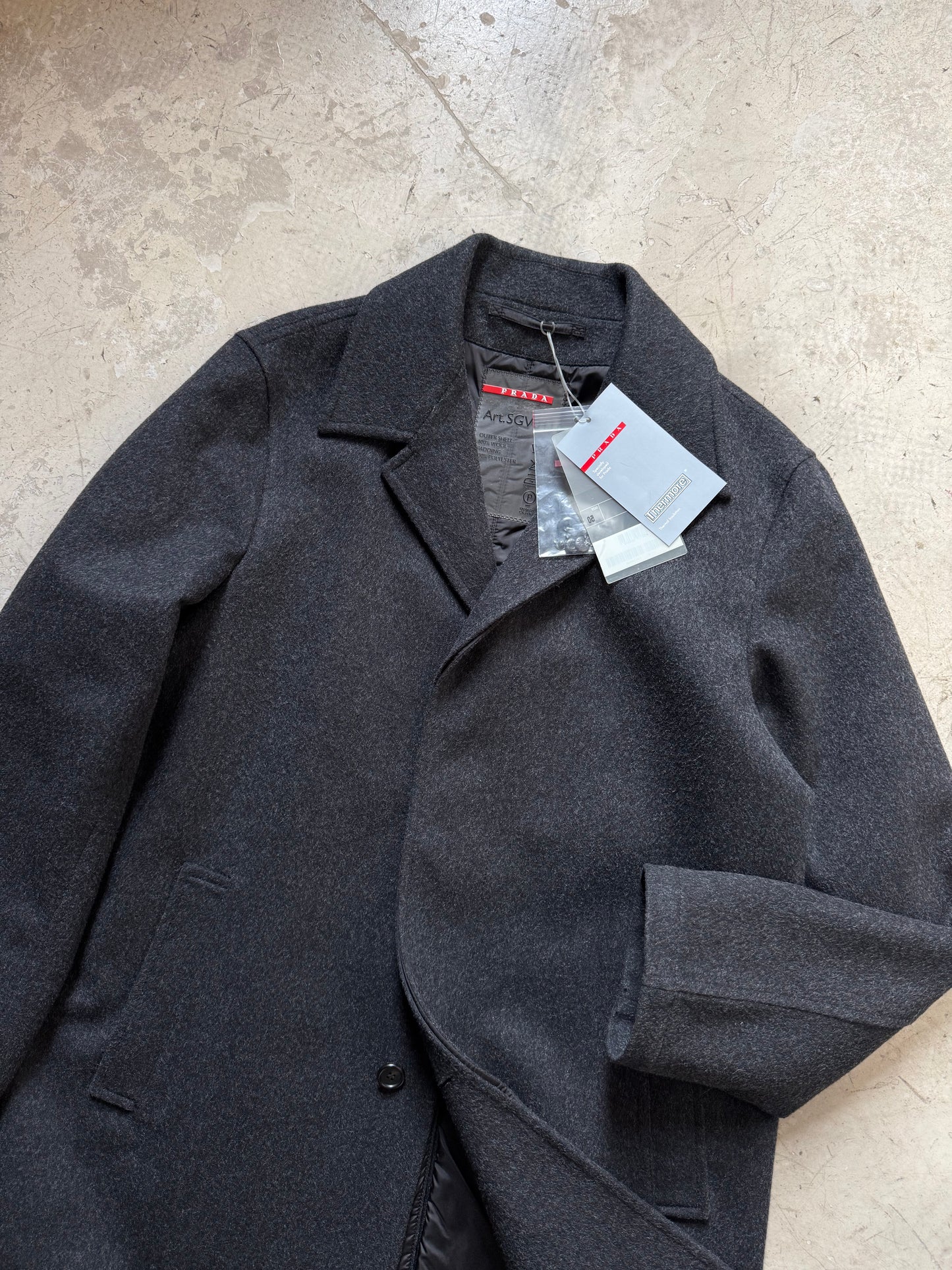 2006 Prada Linea Rossa Wool Coat