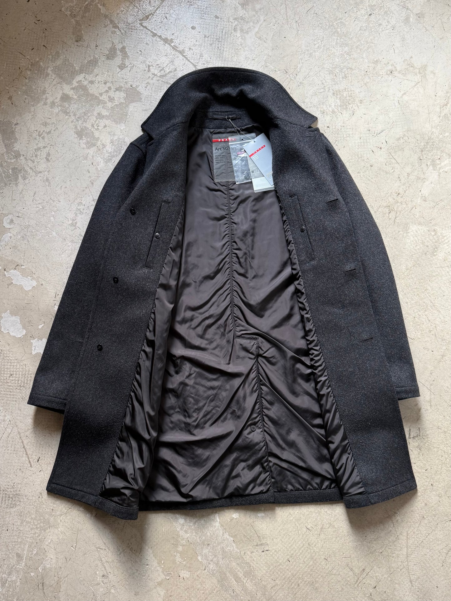 2006 Prada Linea Rossa Wool Coat