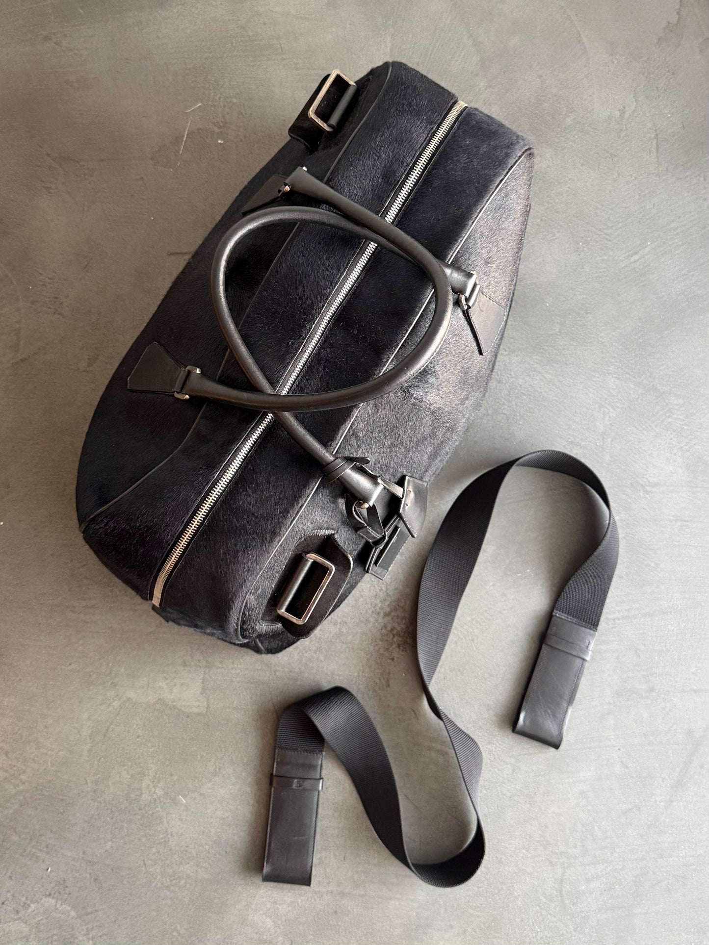 FW 00 Prada Pony Leather Holdall