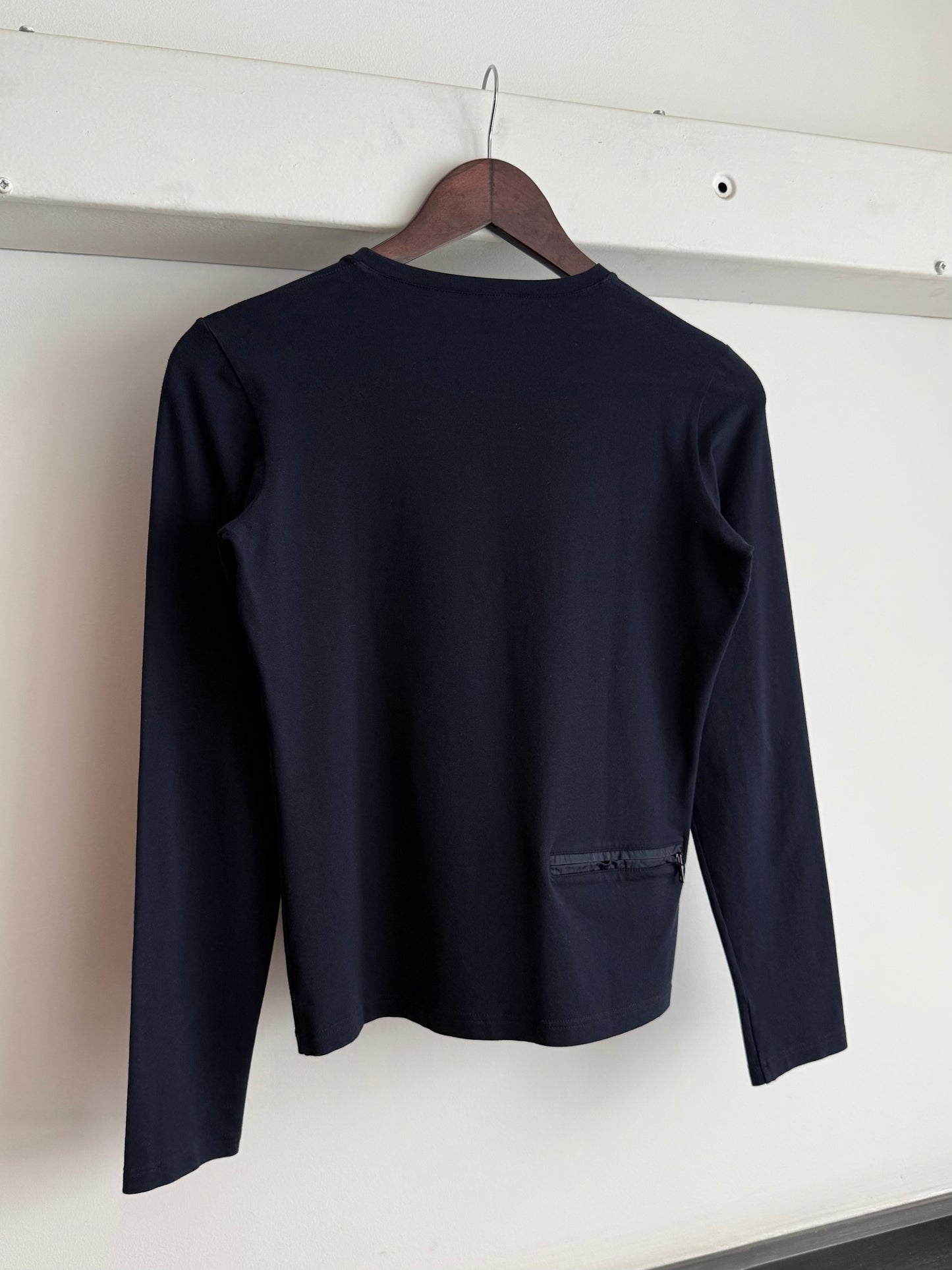 Prada Sport Stretch Nylon Longsleeve Top