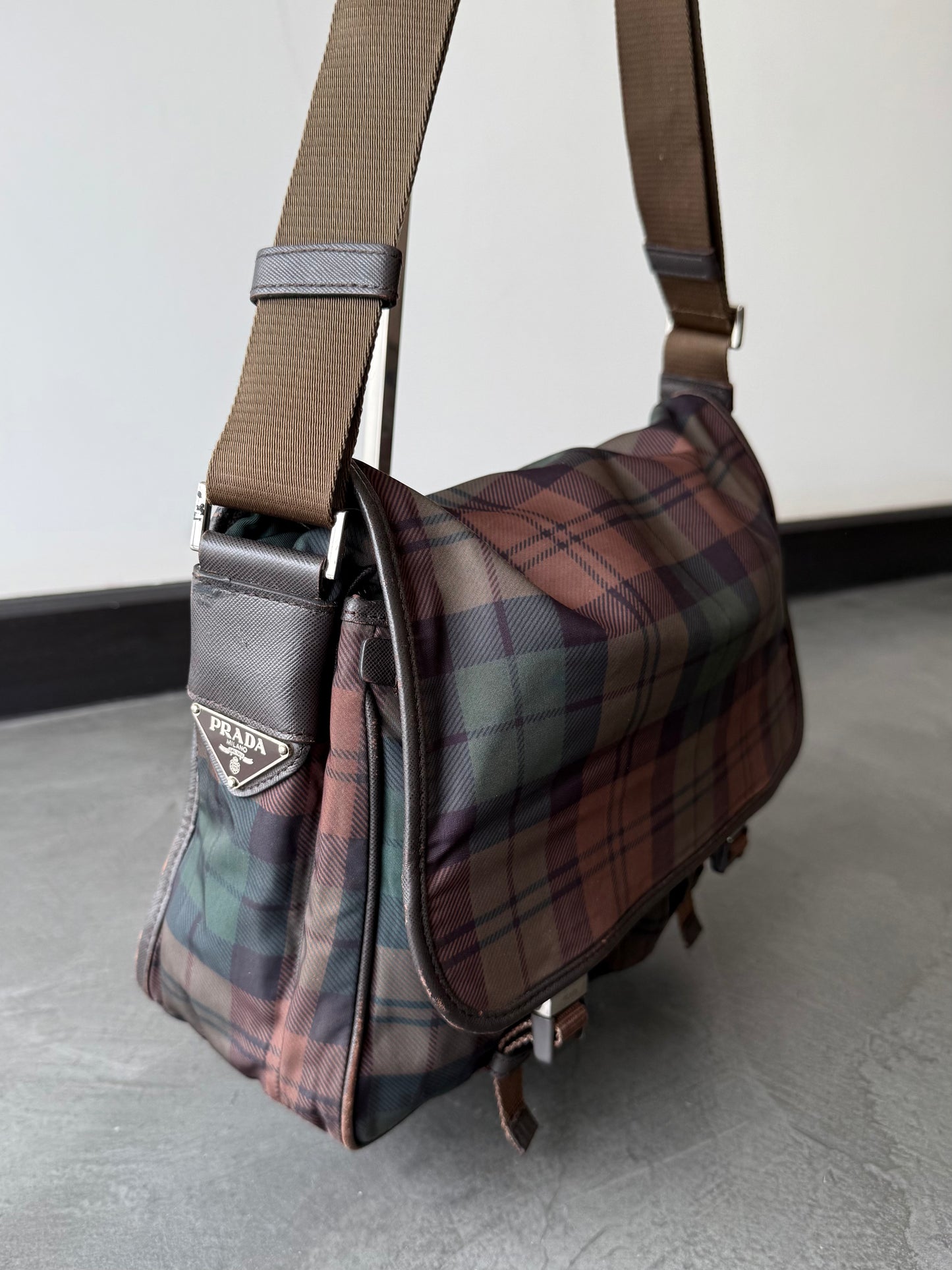 Prada Tartan Sidebag
