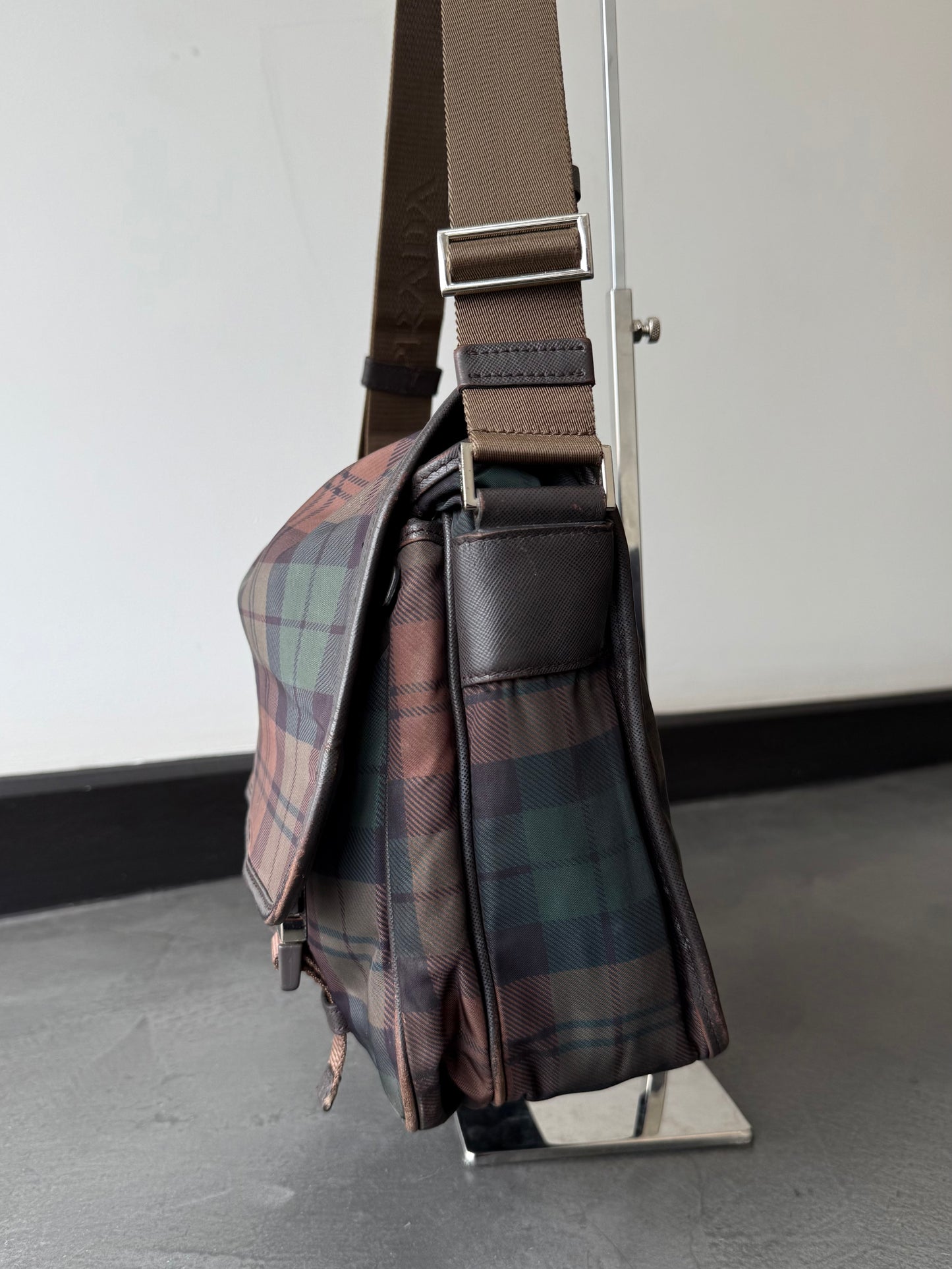 Prada Tartan Sidebag