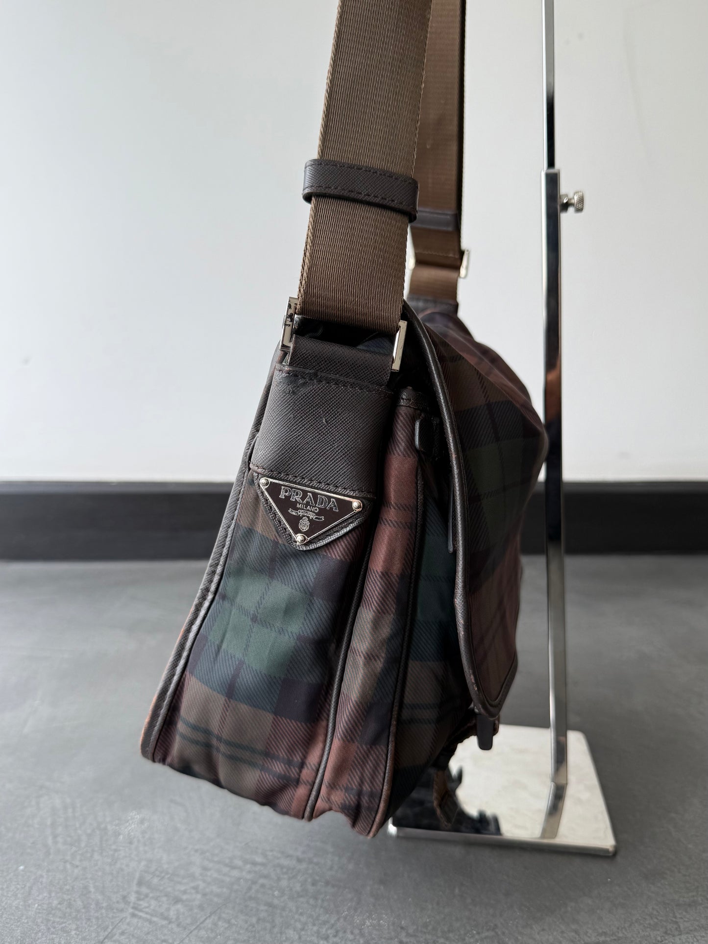 Prada Tartan Sidebag