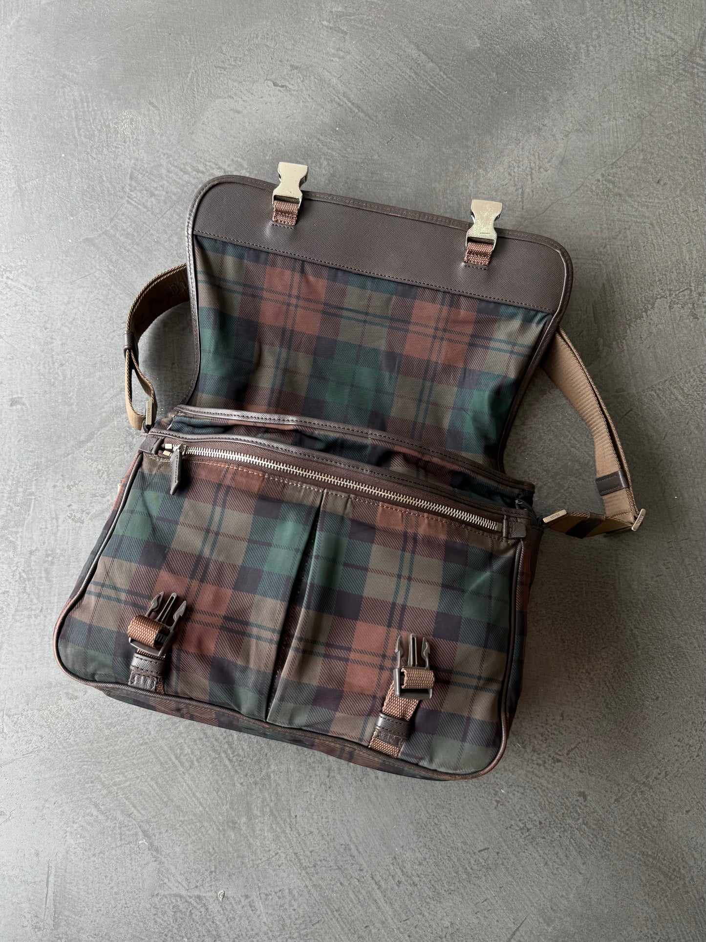 Prada Tartan Sidebag