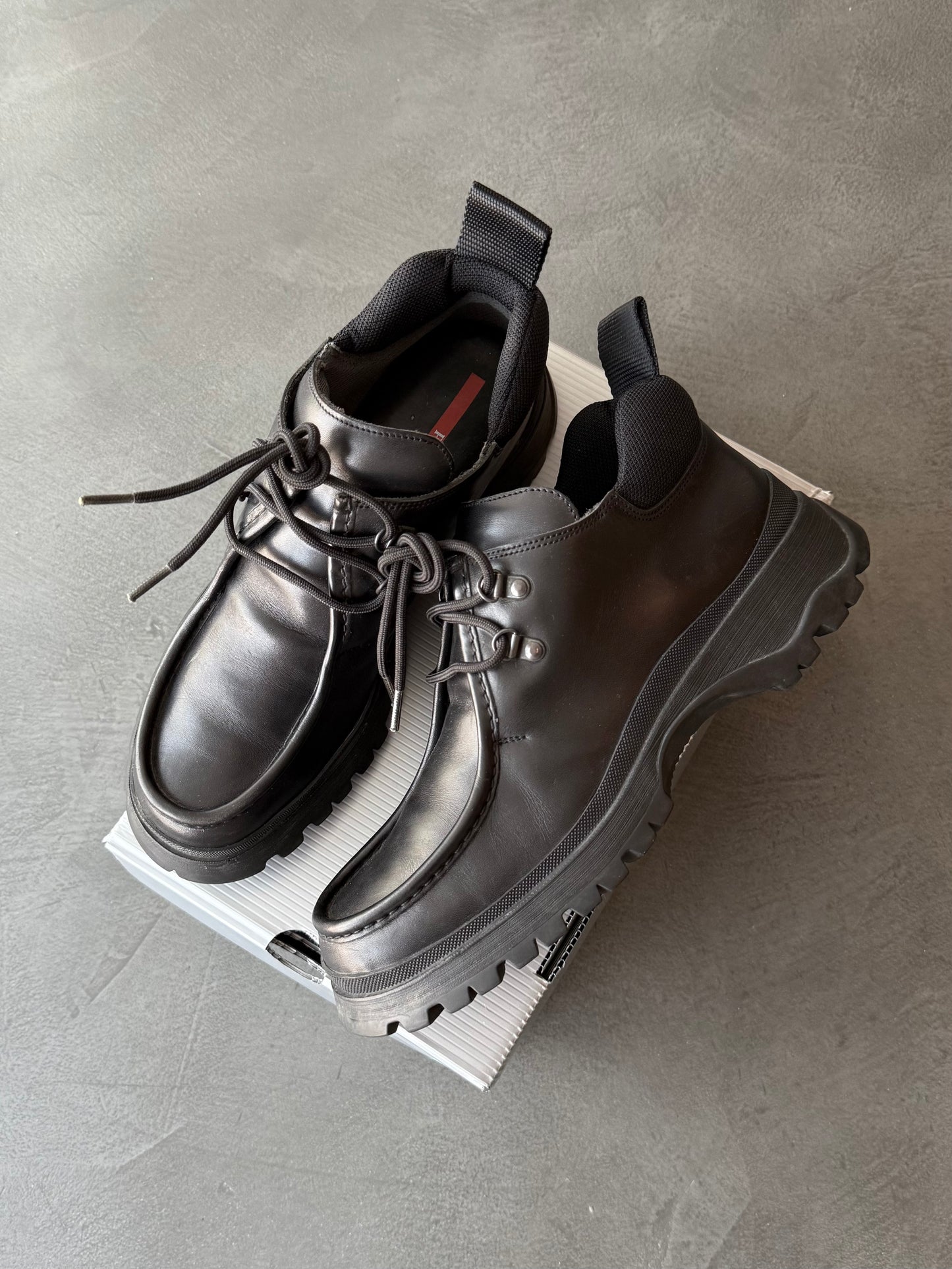 Prada Sport Lug Sole Boots