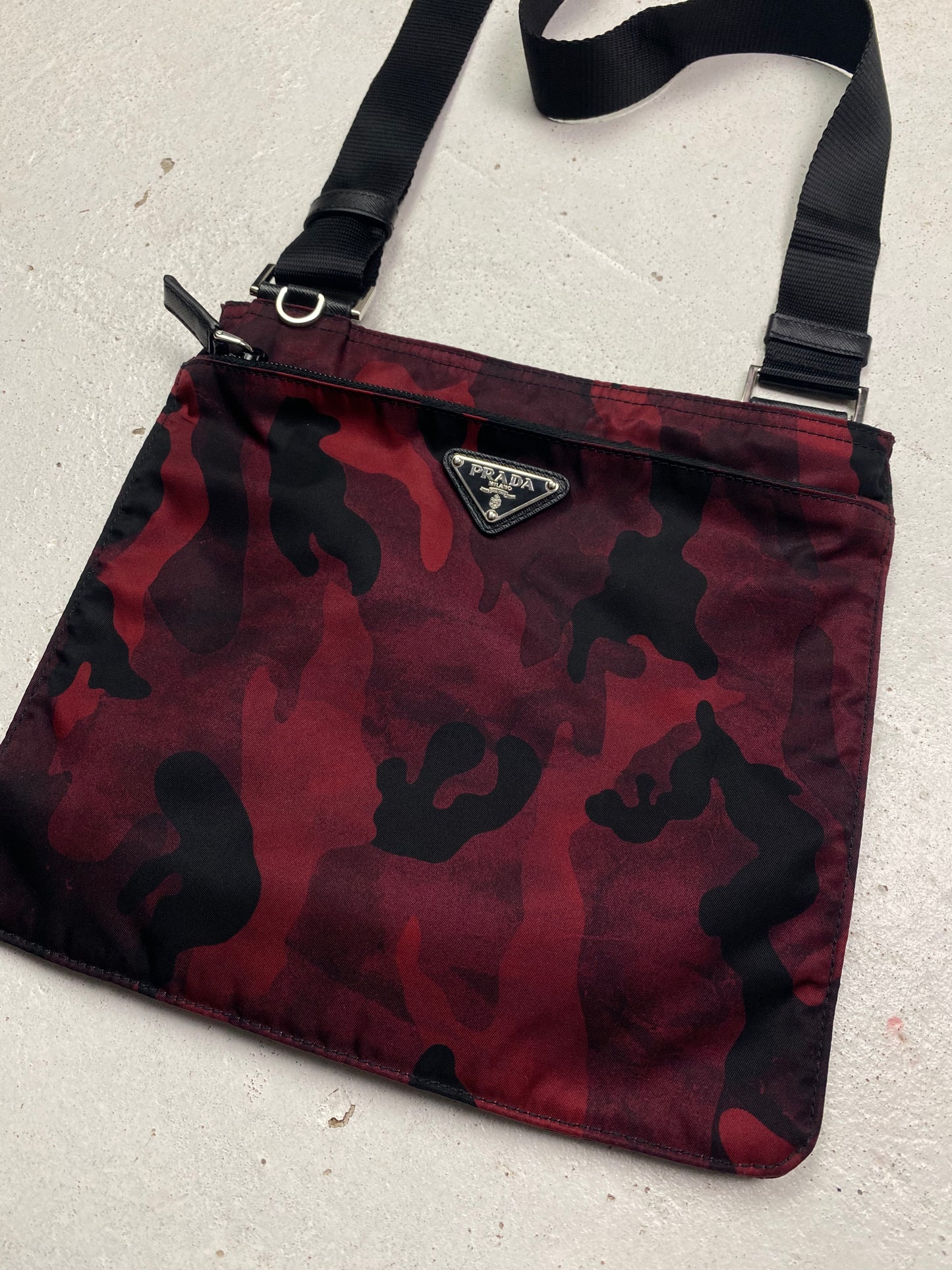 2015 Prada Camo Sidebag