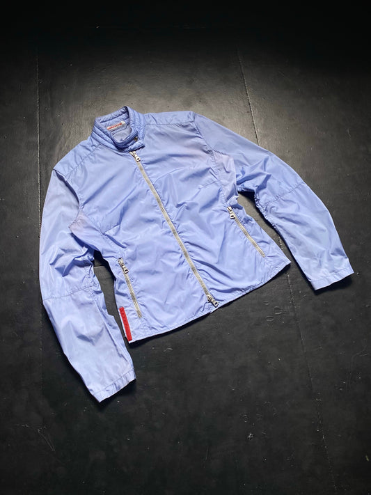 SS 00 Prada Sport Nylon Moto Jacket