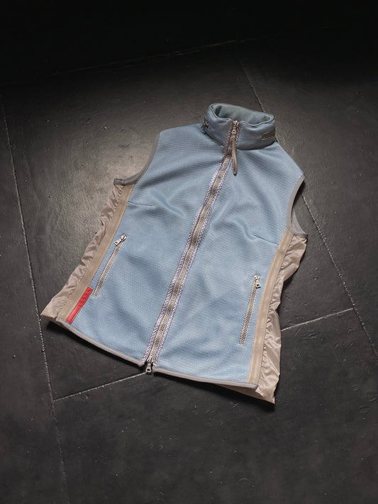 SS 00 Prada Sport Convertible Mesh Vest