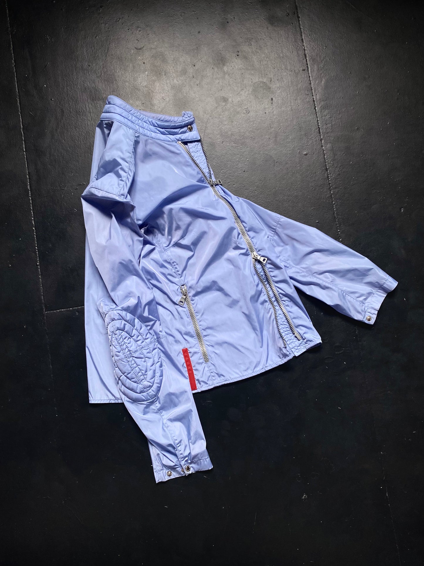 SS 00 Prada Sport Nylon Moto Jacket